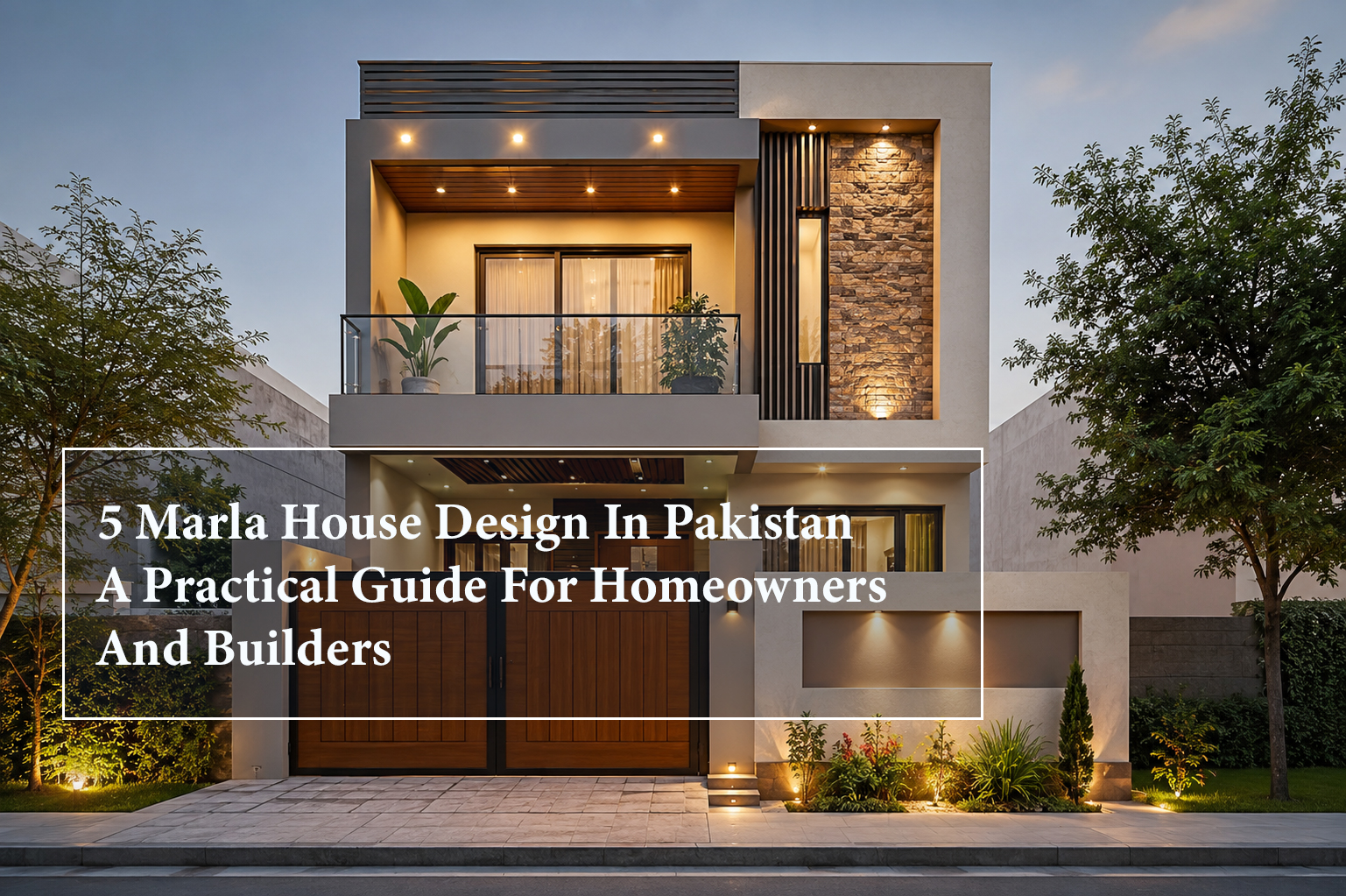 5 Marla House Design In Pakistan A Practical Guide For Homeowners And Builders