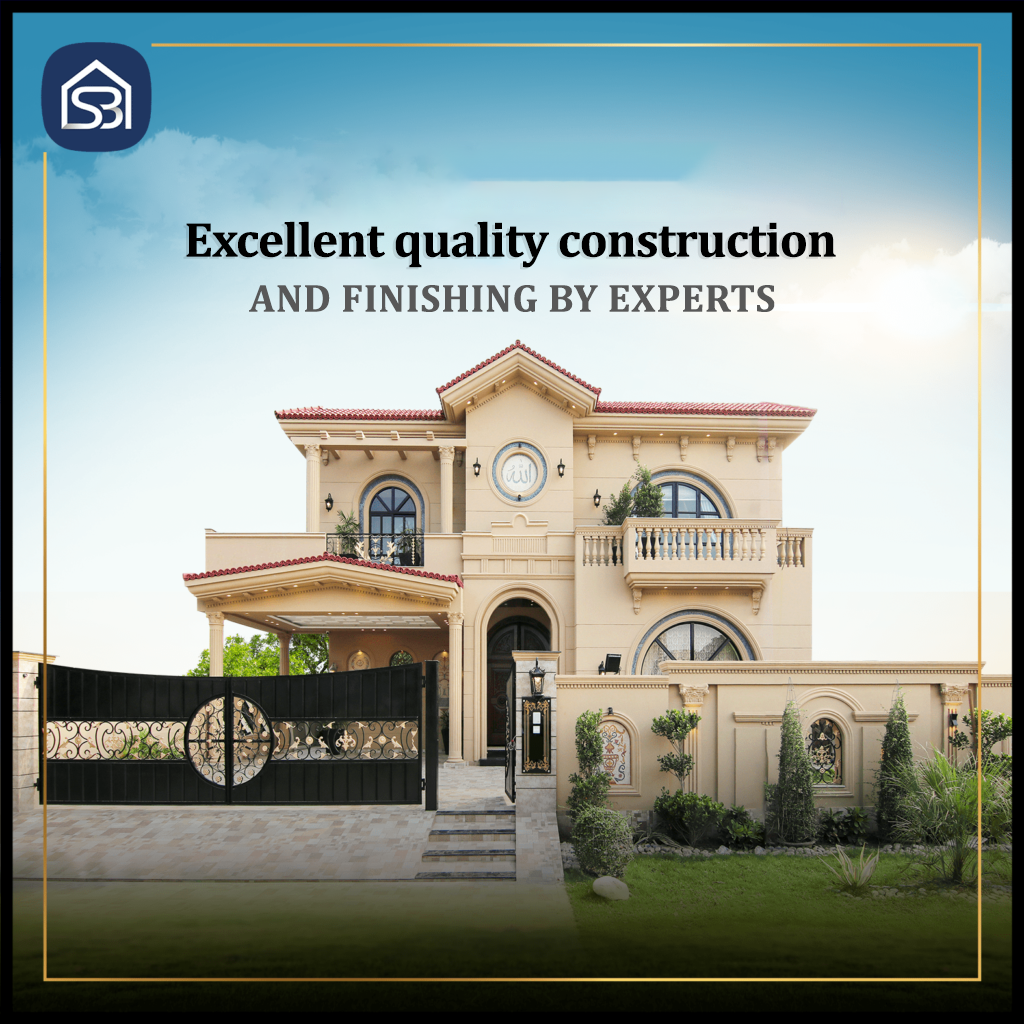 Excellent quality construction and finishing By Experts